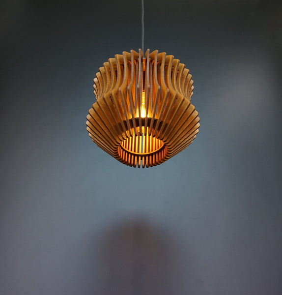 Wood Lamp Shade, Modern Ceiling Chandelier