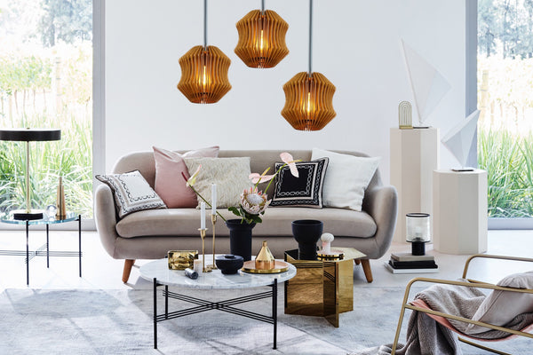 Wood Lamp Shade, Modern Ceiling Chandelier