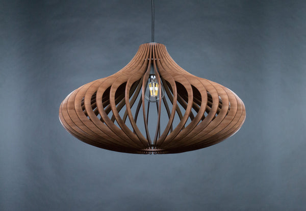 Wooden Chandelier, Scandinavian Kitchen Ceiling Fixture