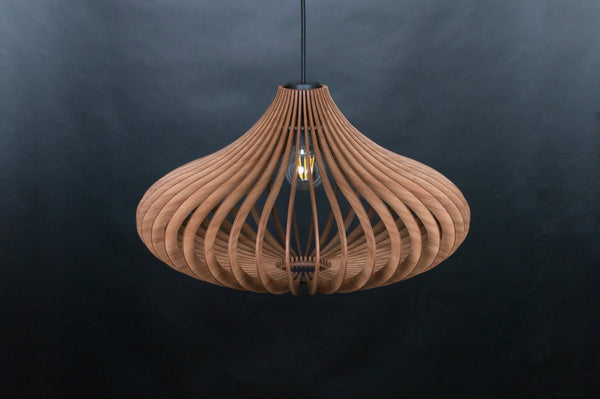 Wooden Chandelier, Ceiling Fixture Light Shade