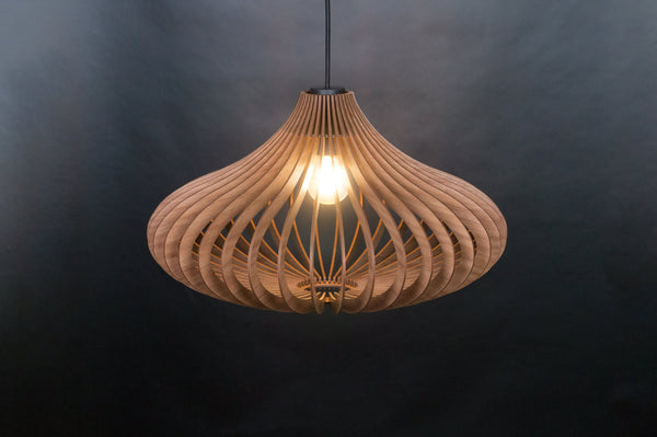 Wooden Chandelier, Ceiling Fixture Light Shade