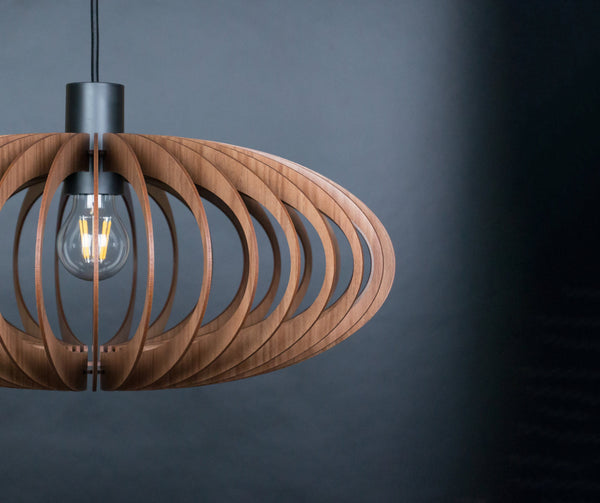 Wood Pendant Light, Modern Dining Chandelier