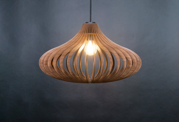 Wooden Chandelier, Ceiling Fixture Light Shade