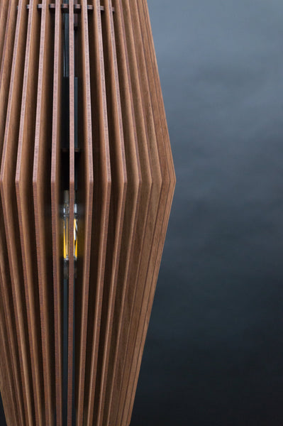 Wood Ceiling Lamp, Geometric Dining Chandelier