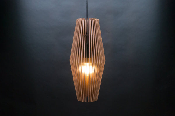 Wood Ceiling Lamp, Geometric Dining Chandelier