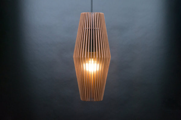 Wood Ceiling Lamp, Geometric Dining Chandelier