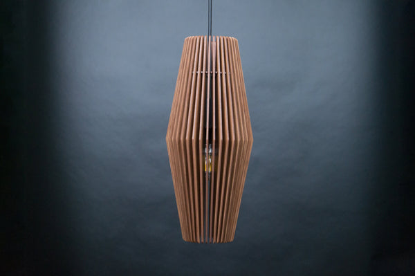 Wood Ceiling Lamp, Geometric Modern Chandelier
