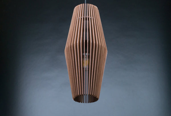 Wood Ceiling Lamp, Geometric Modern Chandelier