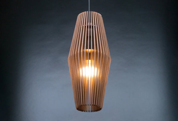 Wood Ceiling Lamp, Geometric Modern Chandelier
