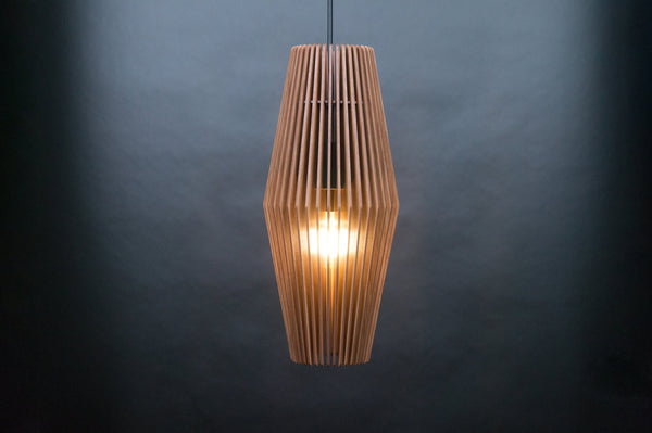 Wood Ceiling Lamp, Geometric Modern Chandelier