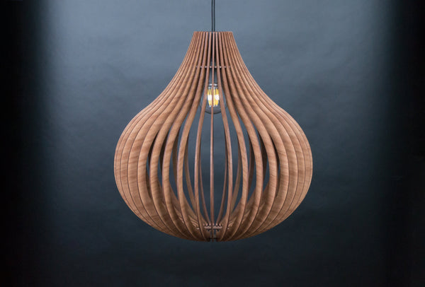Wooden Pendant Lamp, Nordic Chandelier Fixture