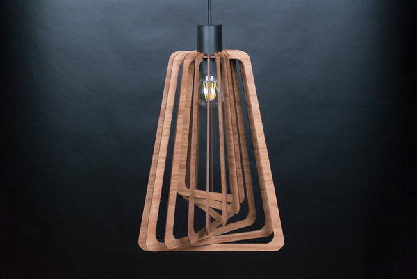 Nordic Wood Pendant Light, Modern Ceiling Fixture