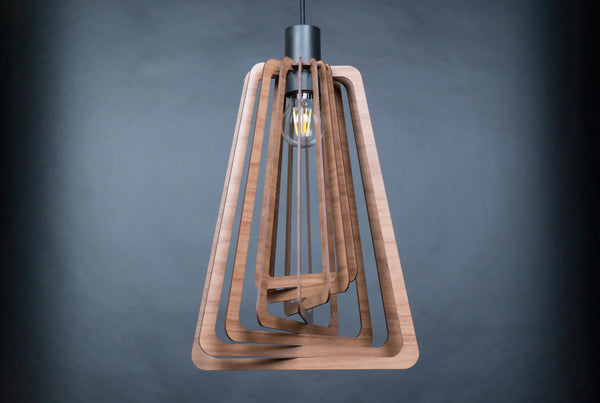 Nordic Wood Pendant Light, Modern Ceiling Fixture