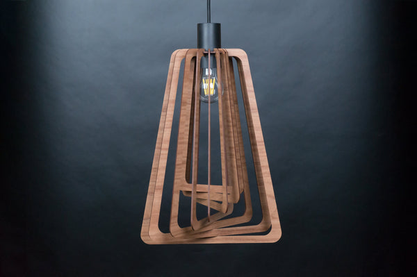 Nordic Wood Pendant Light, Modern Ceiling Fixture