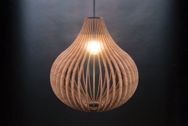Wooden Pendant Lamp, Nordic Chandelier Fixture