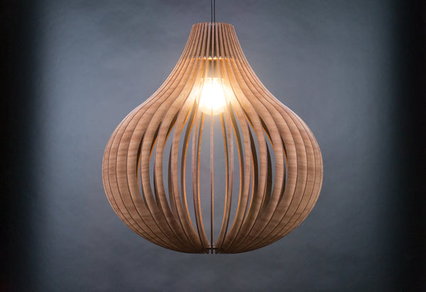 Wooden Pendant Lamp, Nordic Chandelier Fixture