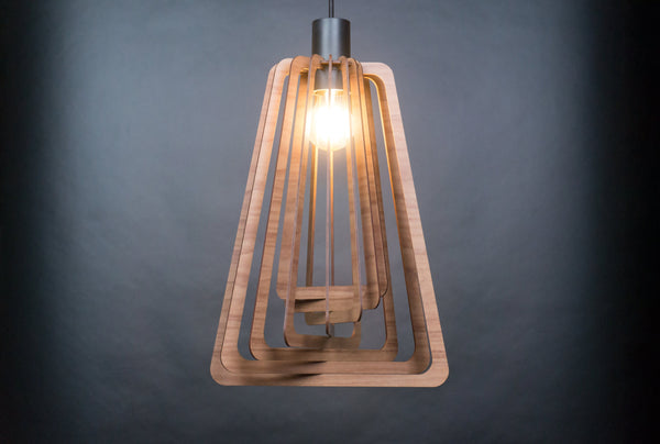 Nordic Wood Pendant Light, Modern Ceiling Fixture