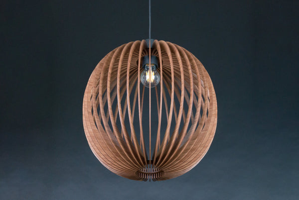 Bubble Wood Pendant Light, Modern Chandelier