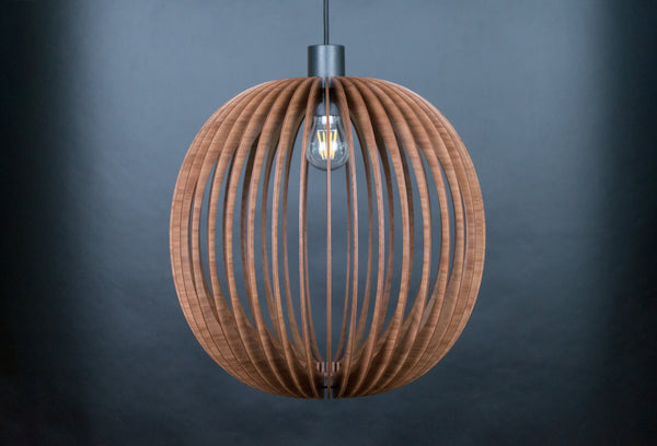 Bubble Wood Pendant Light, Modern Chandelier