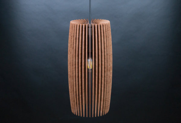 Mid-Century Wooden Pendant Light, Scandinavian Ceiling Lamp
