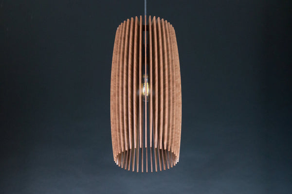 Mid-Century Wooden Pendant Light, Scandinavian Ceiling Lamp