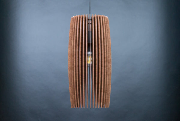 Mid-Century Wooden Pendant Light, Scandinavian Ceiling Lamp