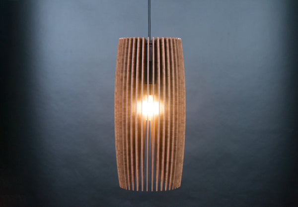 Mid-Century Wooden Pendant Light, Scandinavian Ceiling Lamp