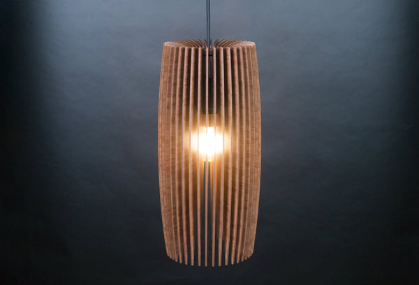 Mid-Century Wooden Pendant Light, Scandinavian Ceiling Lamp