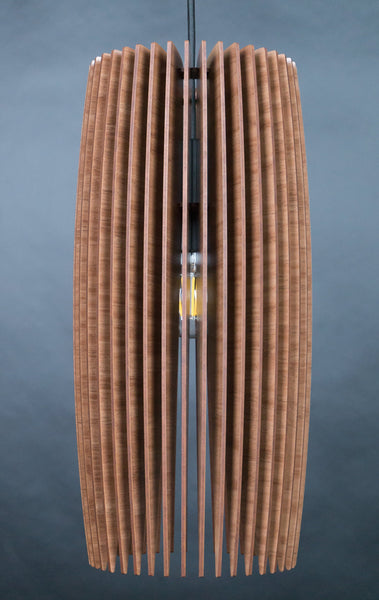Mid-Century Wooden Pendant Light, Scandinavian Ceiling Lamp