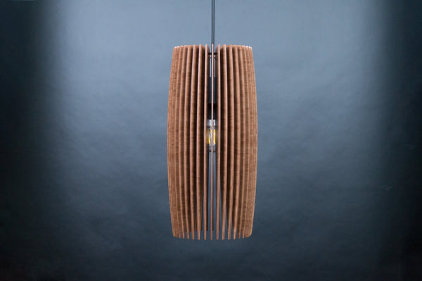 Mid-Century Wooden Pendant Light, Scandinavian Ceiling Lamp