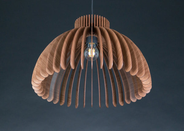Wood Ceiling Lamp, Geometric Chandelier Light Fixture