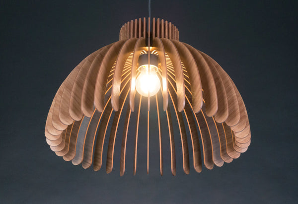 Wood Ceiling Lamp, Geometric Chandelier Light Fixture