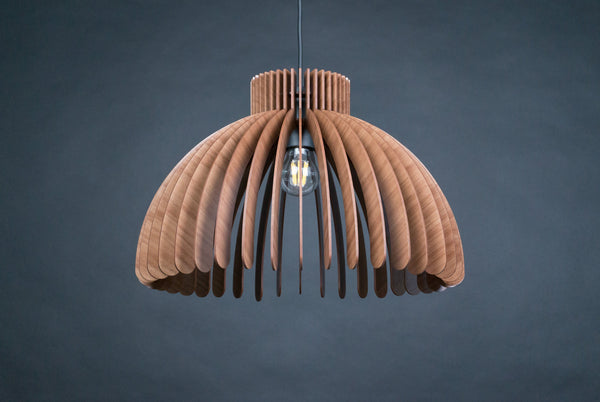 Wood Ceiling Lamp, Geometric Chandelier Light
