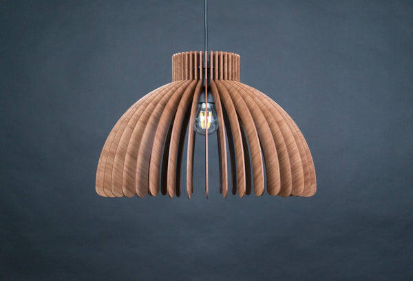 Wood Ceiling Lamp, Geometric Chandelier Light