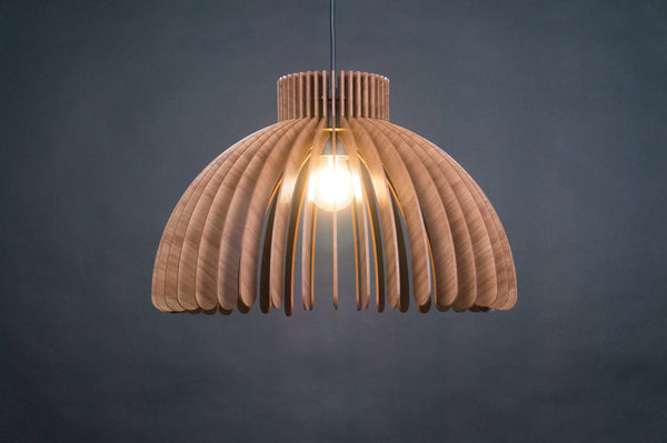 Wood Ceiling Lamp, Geometric Chandelier Light Fixture