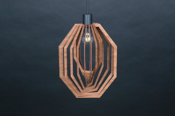 Wooden Dining Lamp, Modern Ceiling Fixture
