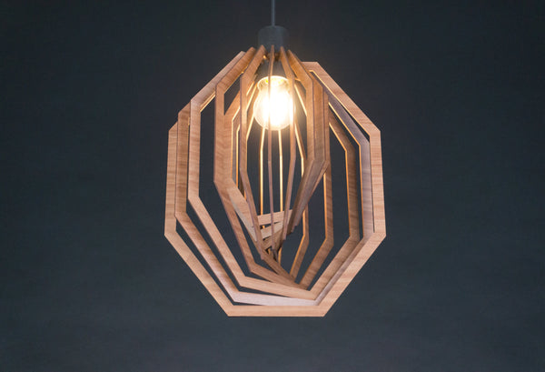 Wooden Dining Lamp, Modern Ceiling Fixture