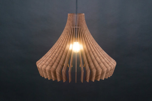 Wood Pendant Light, Hanging Dining Chandelier