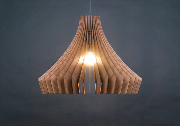 Wood Pendant Light, Hanging Dining Chandelier