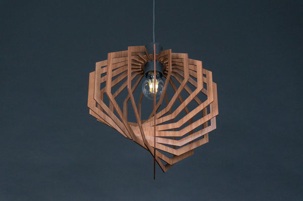 Wooden Pendant Light, Hanging Dining Lamp