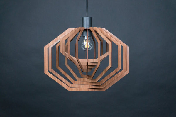 Wooden Pendant Light, Hanging Dining Lamp