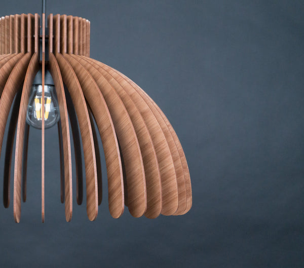 Wood Ceiling Lamp, Geometric Chandelier Light Fixture