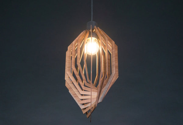 Wooden Dining Lamp, Modern Ceiling Fixture