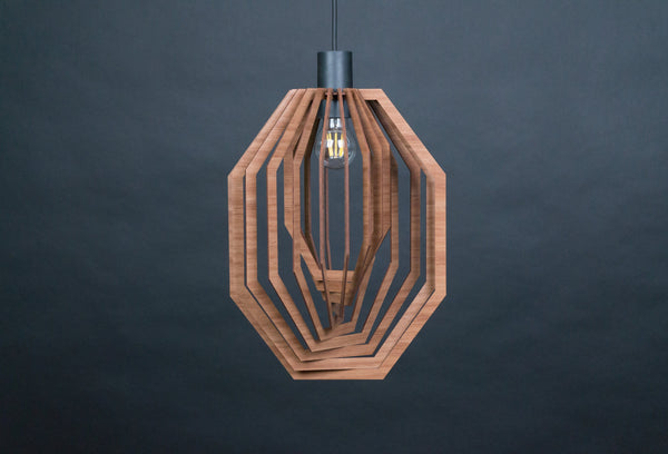 Wooden Dining Lamp, Modern Ceiling Fixture