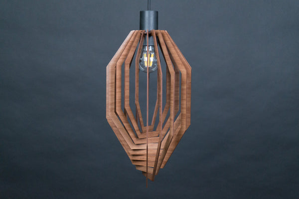 Wooden Dining Lamp, Modern Ceiling Fixture