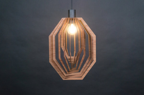 Wooden Dining Lamp, Modern Ceiling Fixture