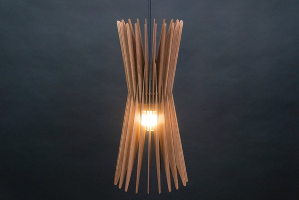 Nordic Wood Pendant Light, Scandinavian Ceiling Lamp