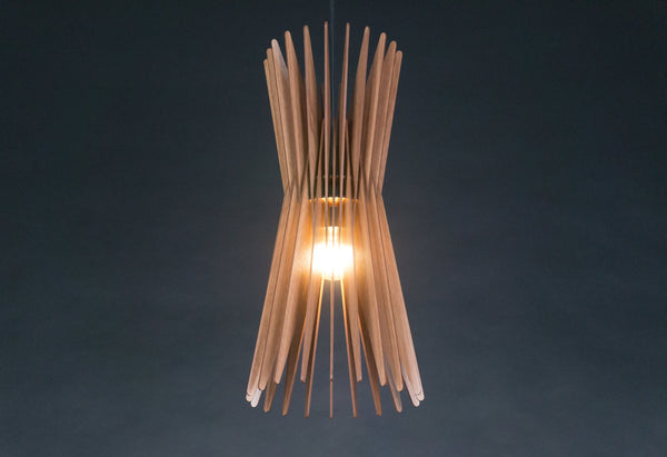 Nordic Wood Pendant Light, Scandinavian Ceiling Lamp