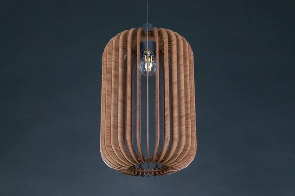 Wooden Pendant Light, Scandinavian Fixture