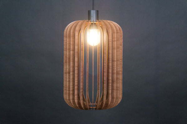 Wood Pendant Light, Modern Fixture